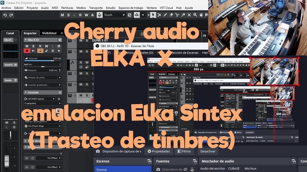 Cherry audio Elka X emulación Elka Sintex VST