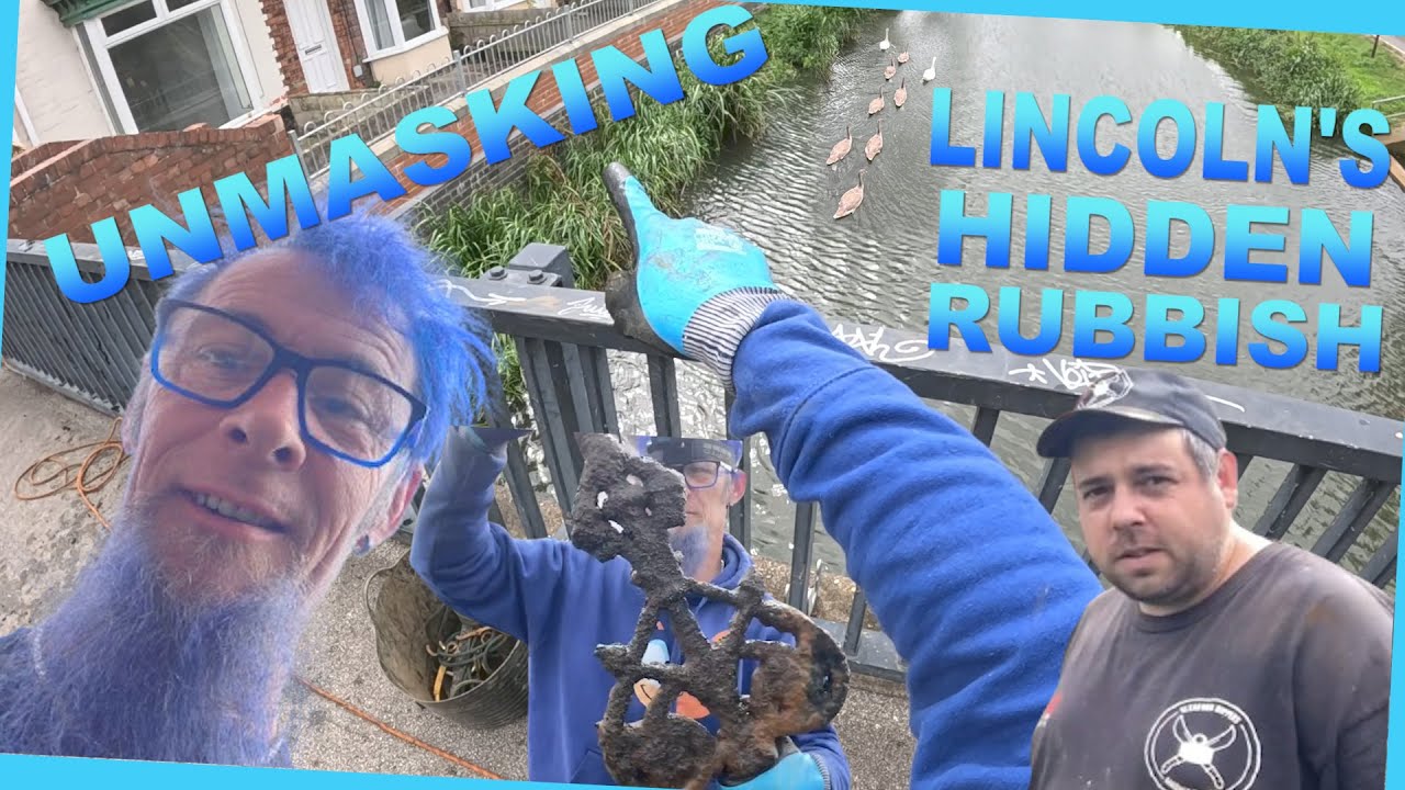 Trash AND Treasures: Lincoln River Cleanup magnet fishing cleaning the waterways
