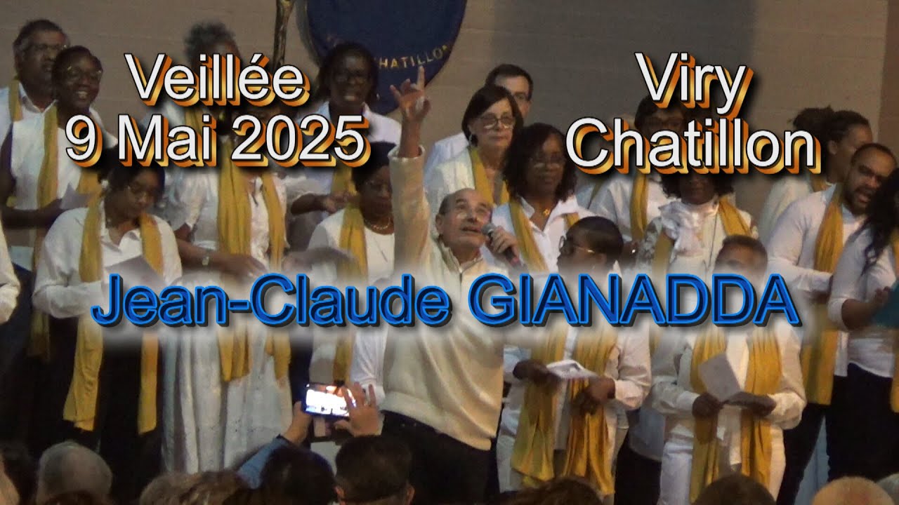 Veillée Jean-Claude GIANADDA 09-05-2025 accompagné de la Chorale de Viry Chatillon
