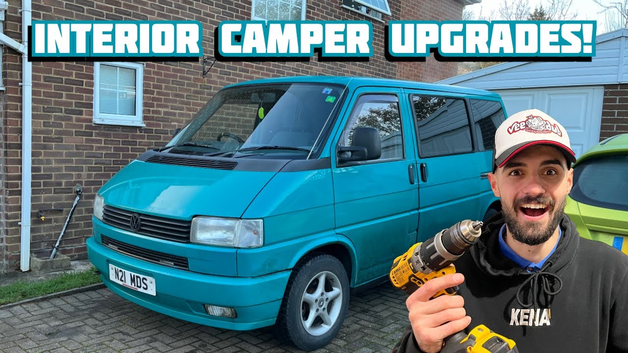 T4 CAMPER CONVERSION - CURTAINS FITTED & PARTS UPGRADED!