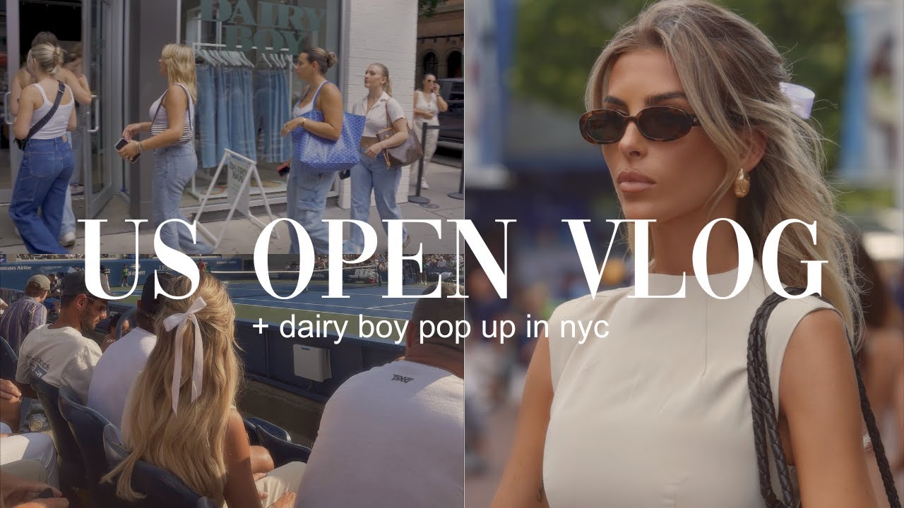 us open vlog | dairy boy nyc pop up!!!!