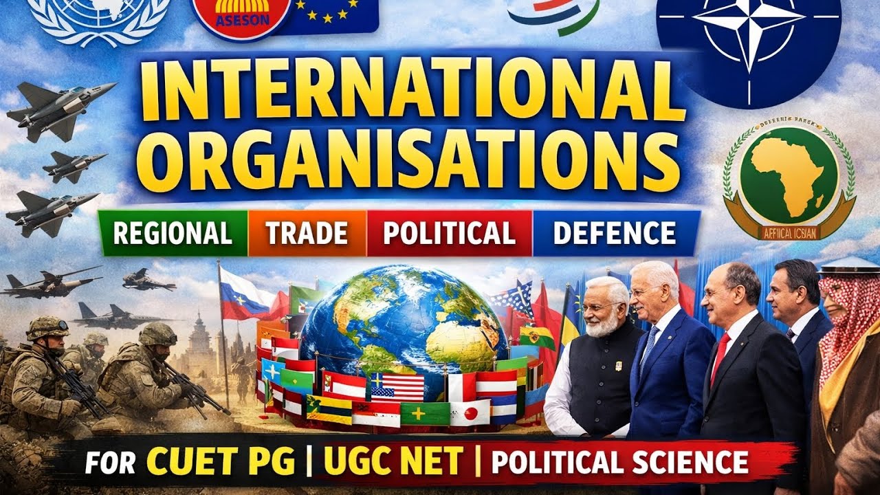 International Organisations||CUET PG|| Political Science 