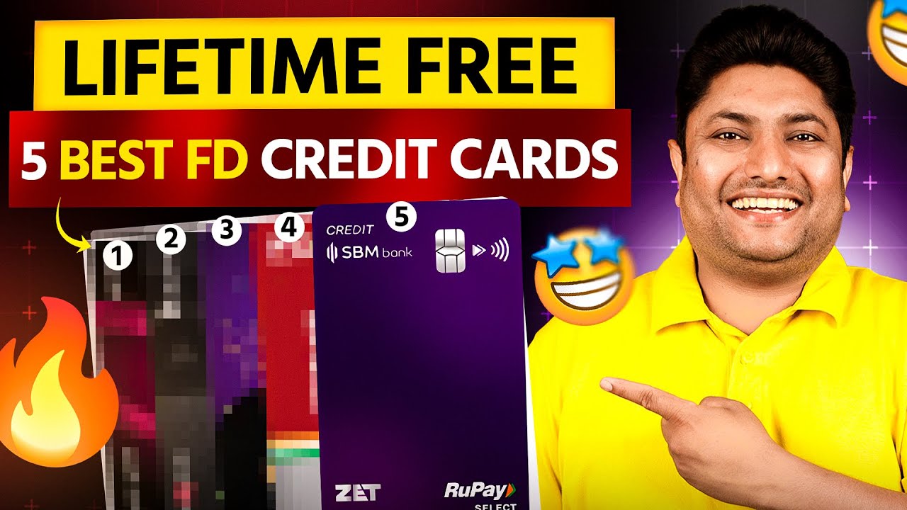 Top 5 Best FD Credit Cards in India 2025 | Lifetime Free, No Income Proof Needed 💳