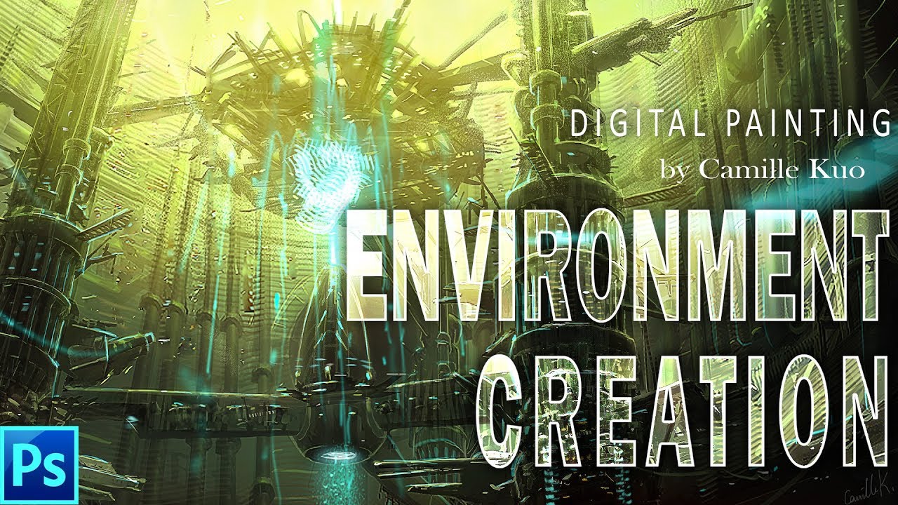 Digital environment painting tutorial with fundamental knowledge!