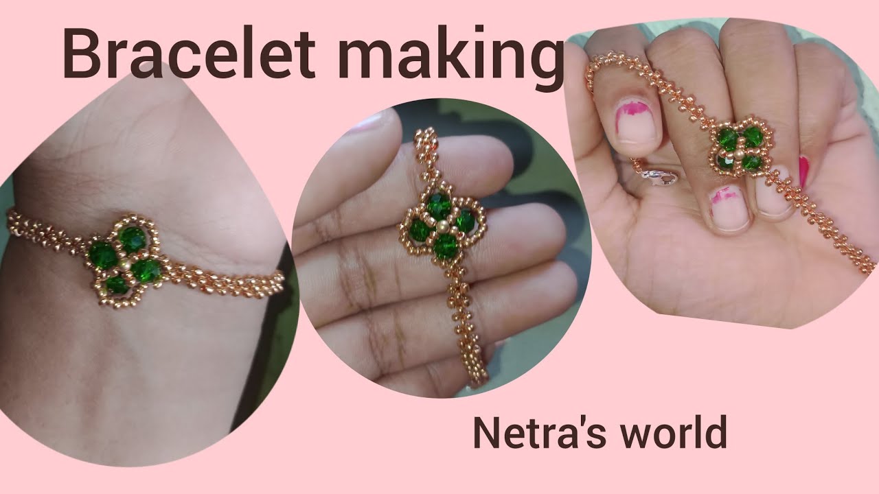 Beautiful #bracletmaking 📿#viralvideo ✨@_netra 