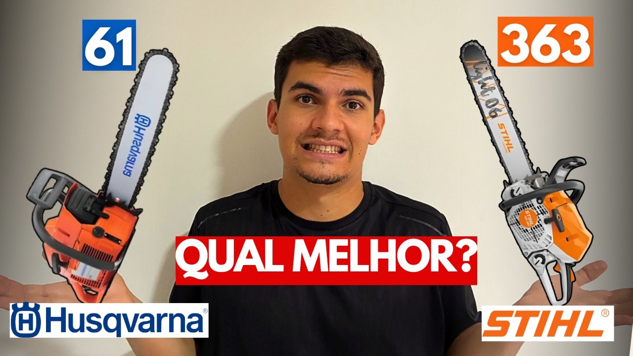 Motosserra Husqvarna 61 vs Motosserra Stihl MS 363 | Comparativo Motosserras Média Cilindrada