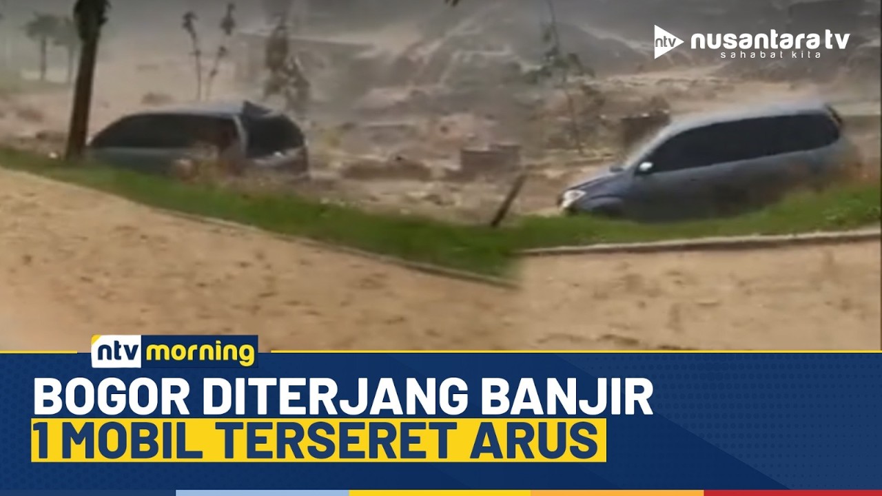 Mengerikan! Banjir Bandang Rendam Ratusan Rumah di Bogor, 1 Mobil Terseret Arus | NTV MORNING