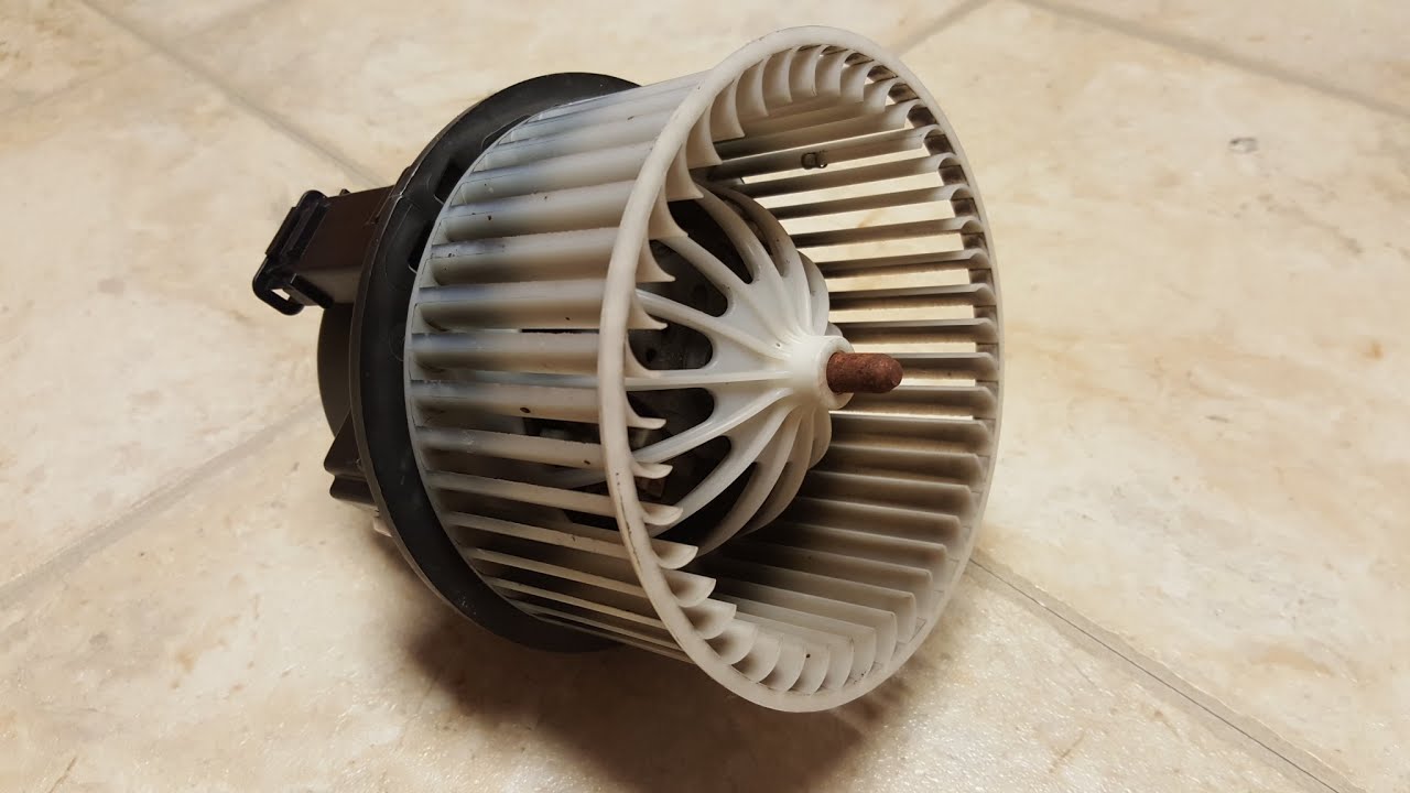 Noisy Volvo blower fan motor.
