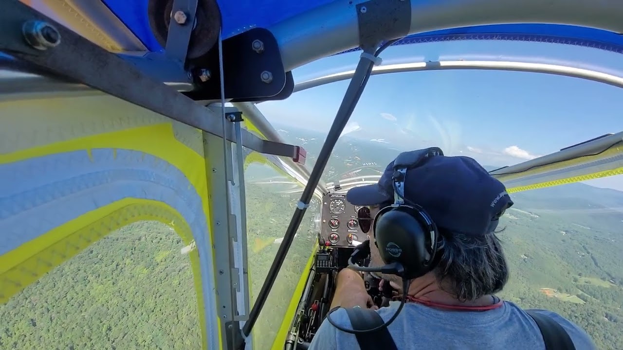 CGS Hawk Arrow 912 flying at full gross over Jeep Fest September 3