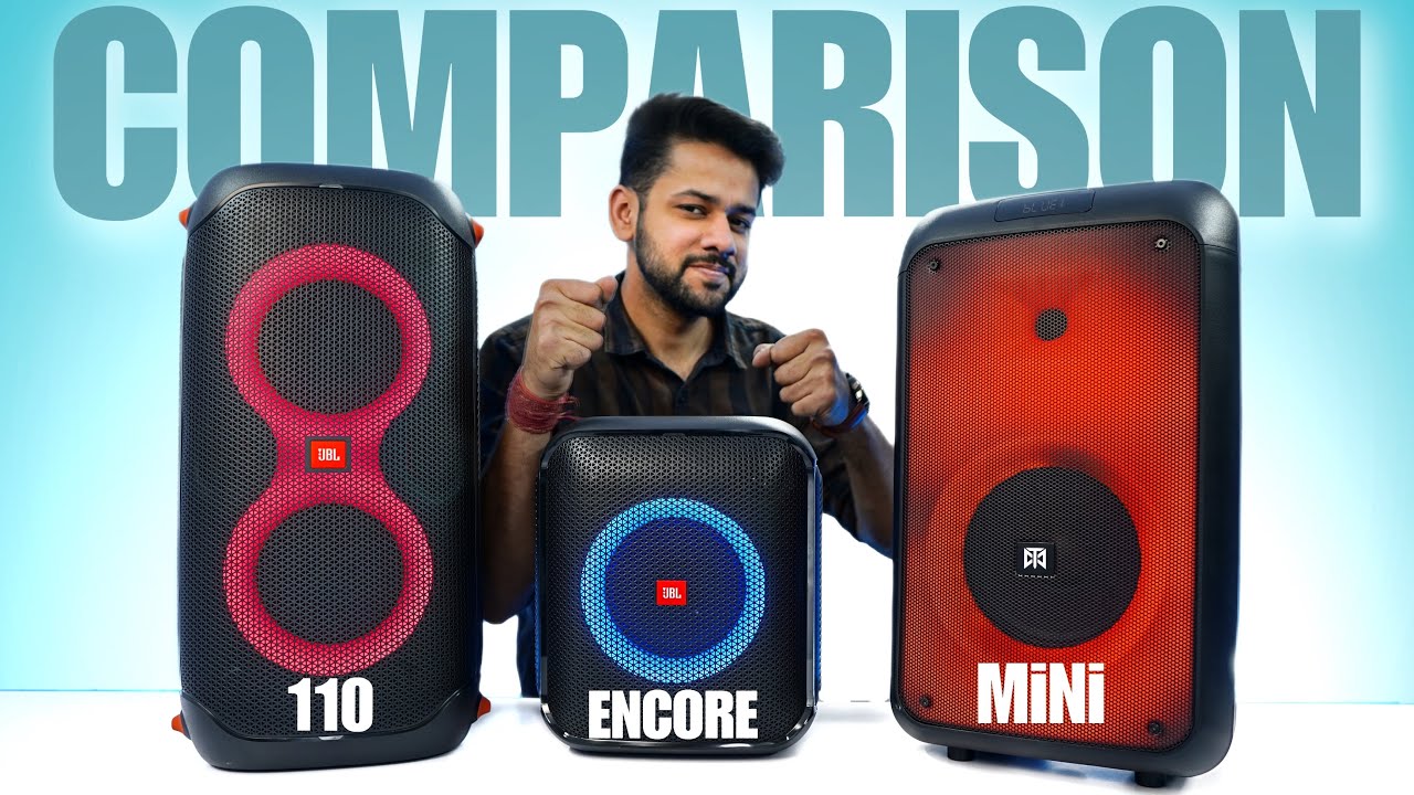 JBL PartyBox Encore vs XMT MiNi vs JBL Partybox 110 | REAL Dynamite?