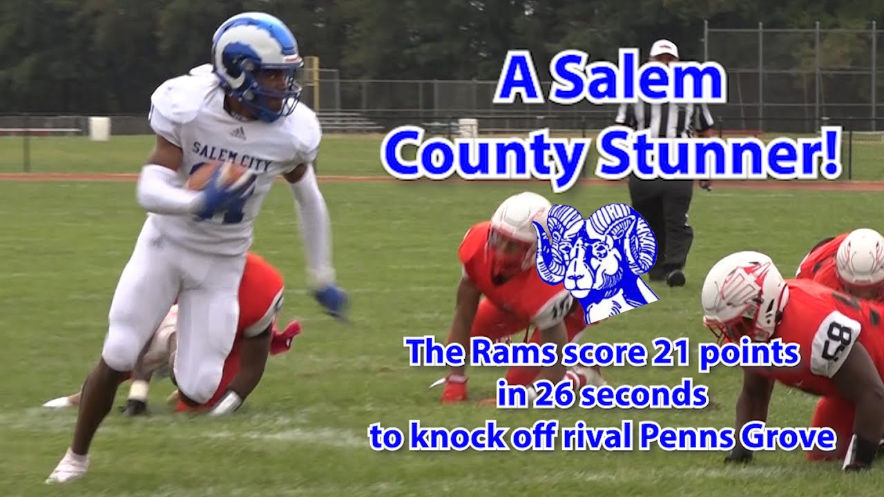 Salem 35 Penns Grove 14 | Week 2 Football | Amare Smith Forced Fumble + Fumble Recovery for TD