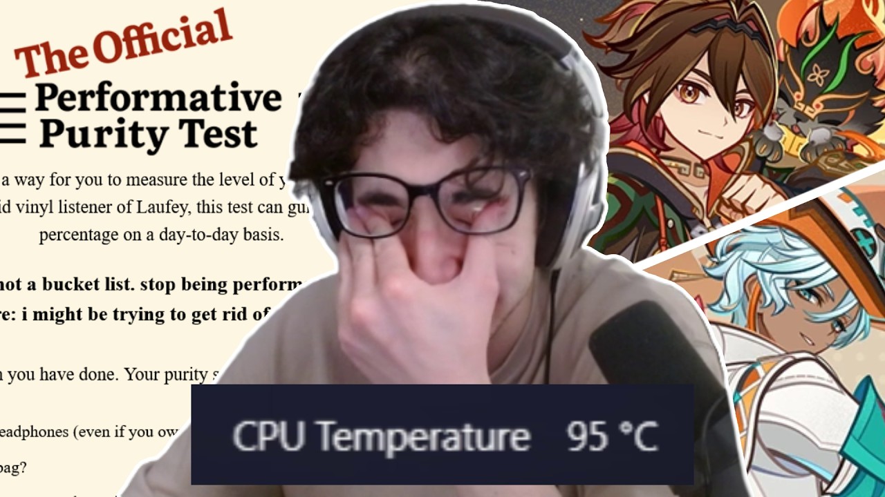 Zy0x Causes An Overload Reaction On His Laptop | Artifact Farming, Performative Test, 4-Star Abyss