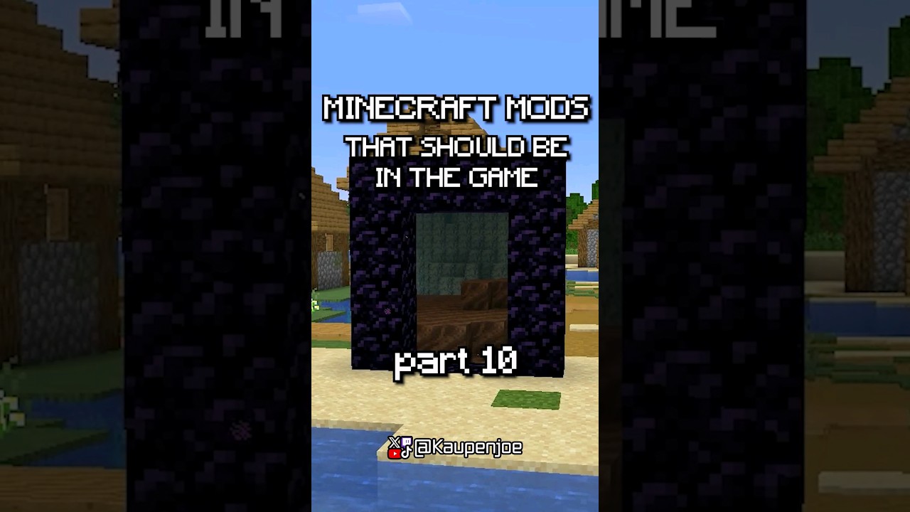 Minecraft Mods That Should Be In The Game Part 10: Immersive Portals