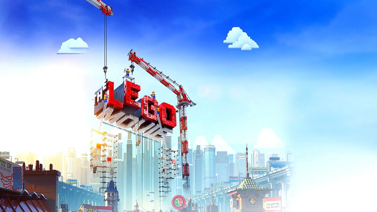 #lego #movie videogame title screen and bricksburg