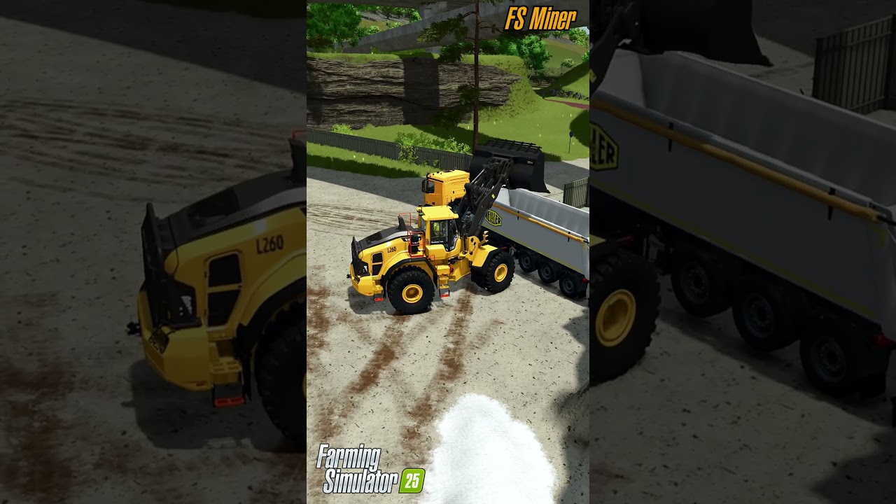 🚧 Lagoon Dry Andalusia Map 👷&zwj;♂️ Working At Lime Mine #farmingsimulator25 #fs25 #fsminer