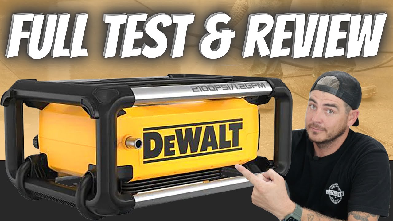 NEW Dewalt 2100psi 1.2gpm Pressure Washer Review Electric Power Washer