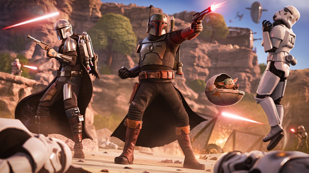 Bounty Hunting as Boba Fett in Fortnite