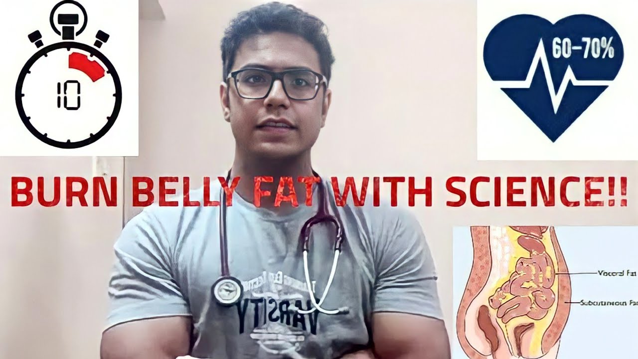 Doctor explains how to lose fat fast using only 10 mins a day (in Hindi)