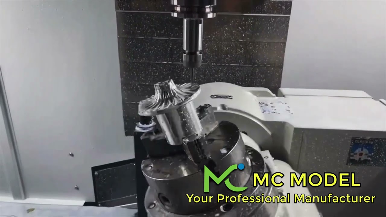 High quality components produced by 5axis CNC machining in MC MODEL