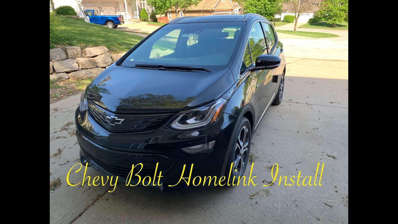 Chevy Bolt Homelink Install