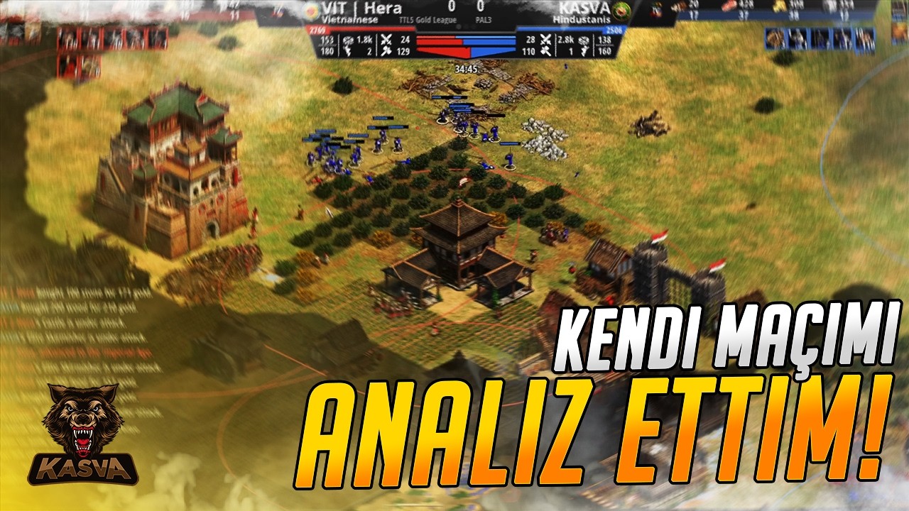 Kendi maçımı analiz ettim.