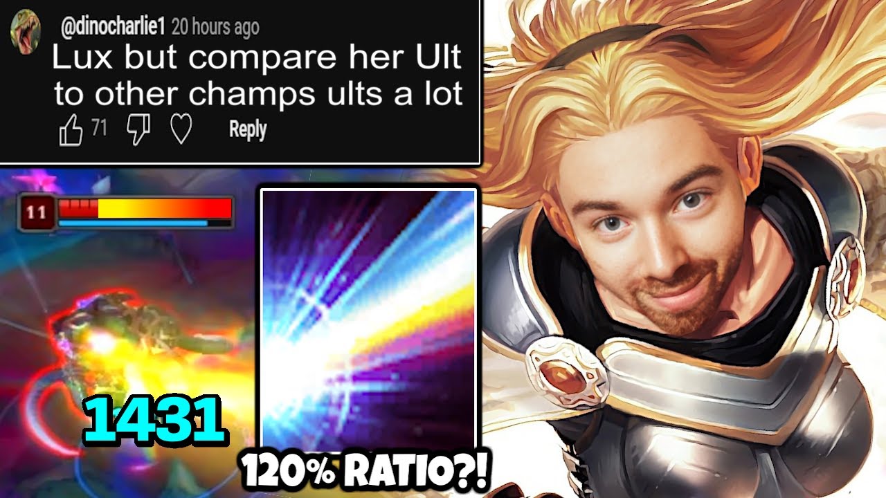 Mastery of Lux means Mastery of her Ult Ratio | Lux Mid, Tank Ryze Top, Baus Lethality Jarvan Top