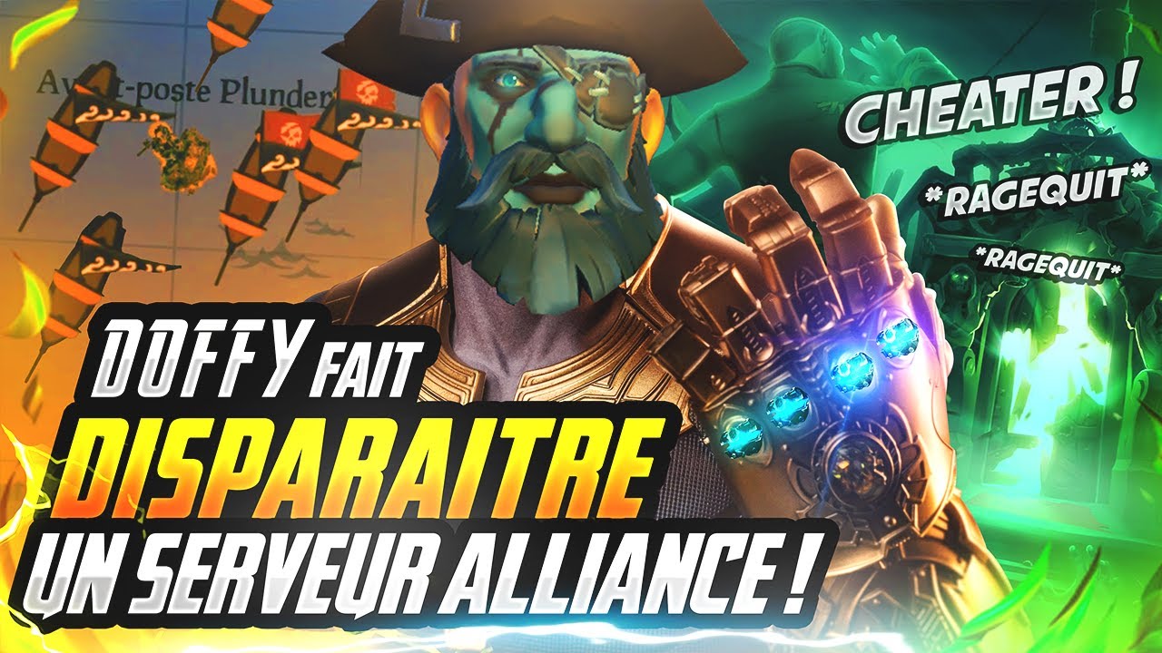 DOFFY VOLE 4 ATHENA A UN SERVEUR ALLIANCE ! (ils ragequit) - Sea of Thieves
