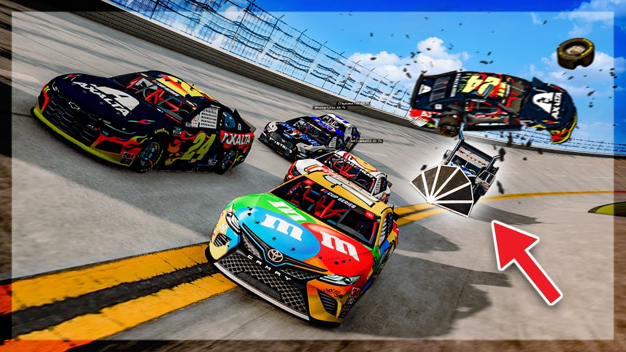 Последний выживший гонщик NASCAR побеждает! (BeamNG)