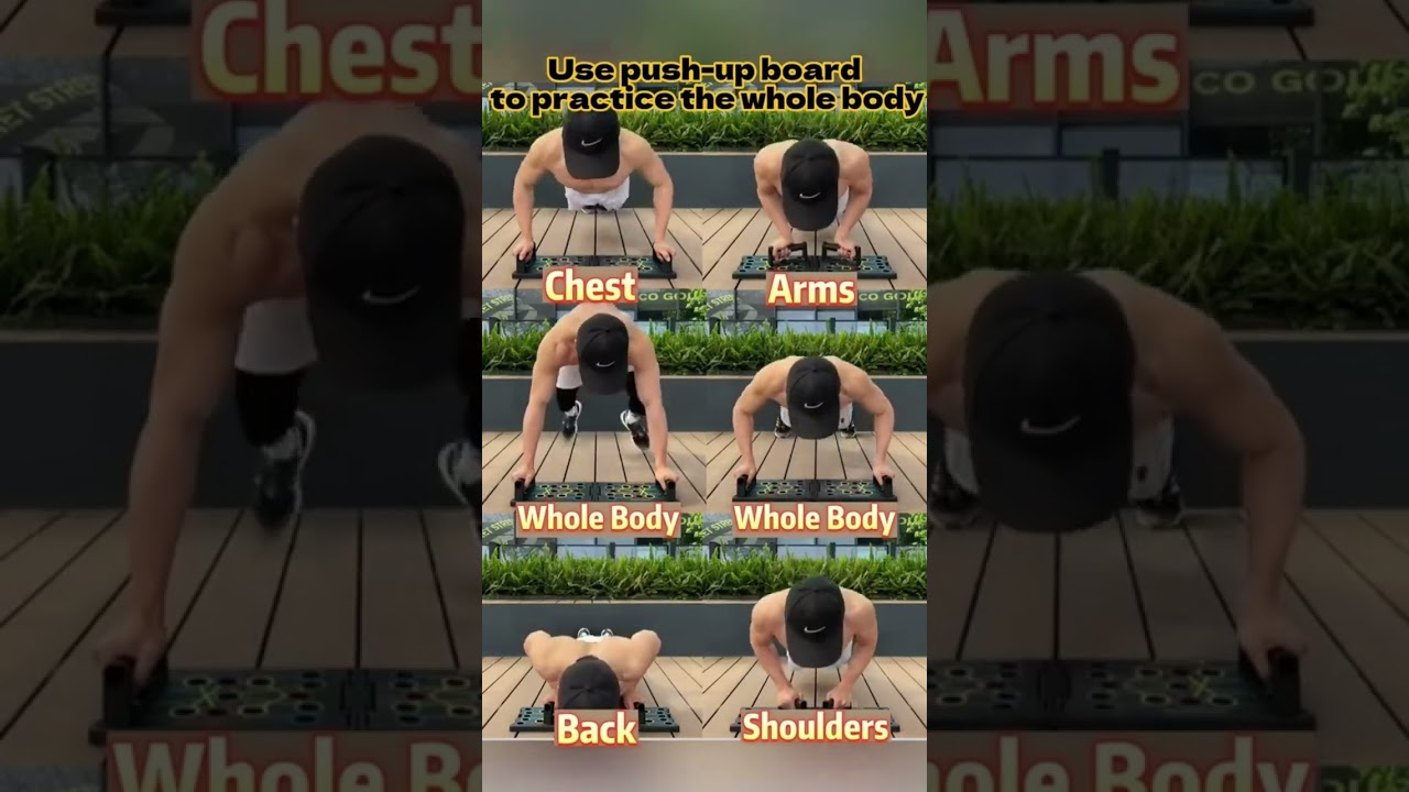 Multi-Functional Push Up Board #shorts #gym #pushups
