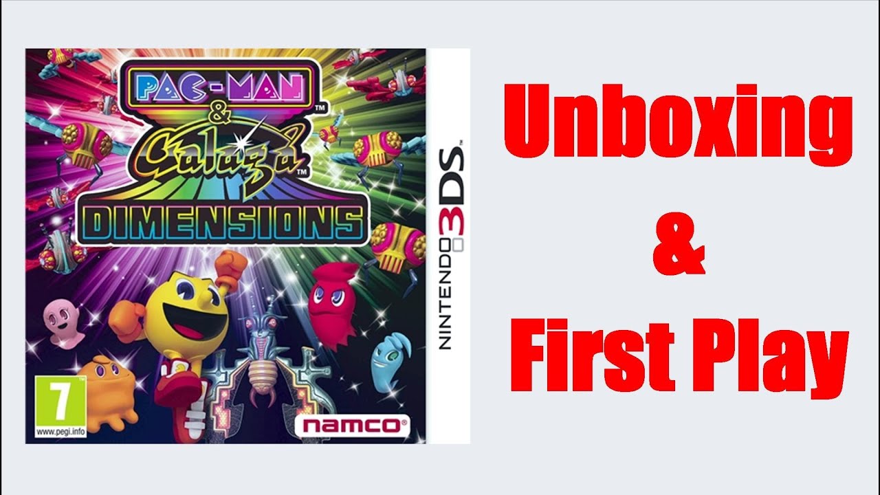 The Unboxing Show - Pacman and Galaga Dimensions Nintendo 3DS Unboxing and First Play