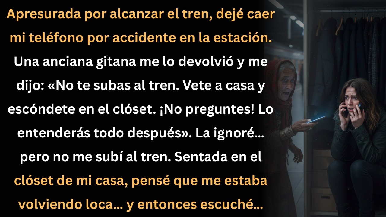 Una anciana me advirtió: no tomes el tren… y en el clóset escuché lo imposible.