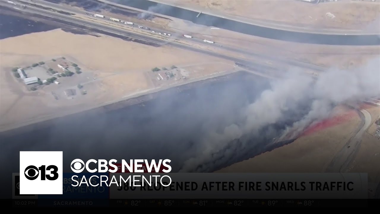 Latest on Midway Fire burning between Livermore, Tracy