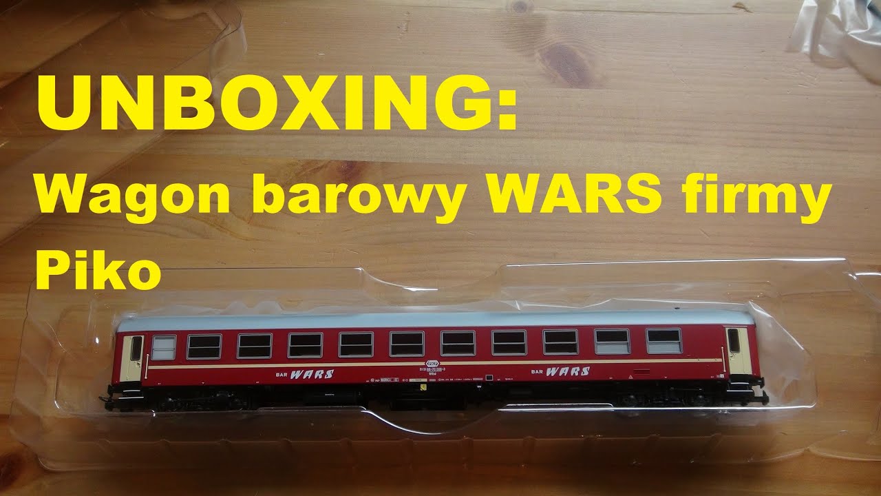 UNBOXING: Wagon barowy WARS firmy Piko