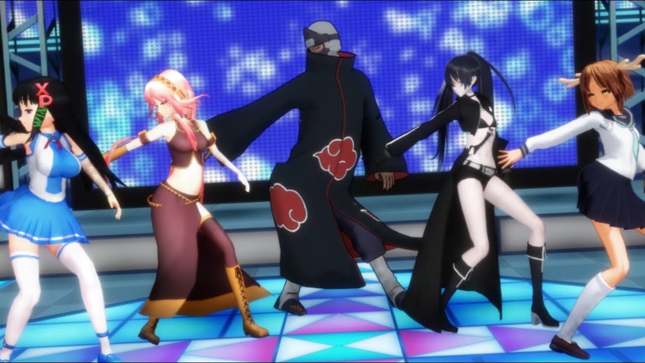 [MMD] DotA [XP-tan, Luka, Kakuzu, Black Rock Shooter, Nokotan]