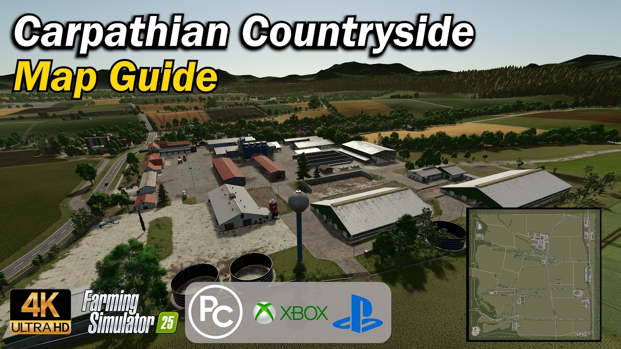 Carpathian Countryside | Map Guide | Farming Simulator 25