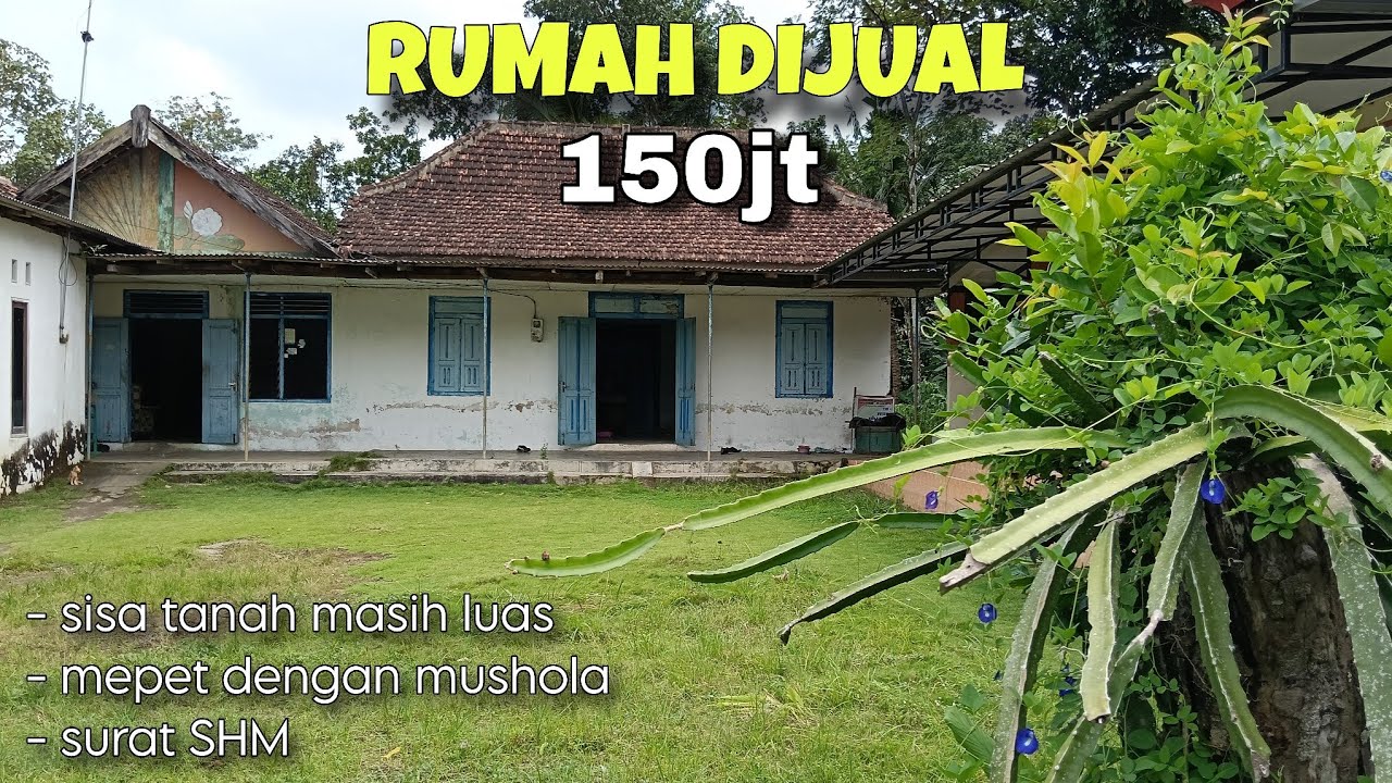 Rumah Dijual Murah Mepet dengan Mushola , Sisa Tanah Masih Luas