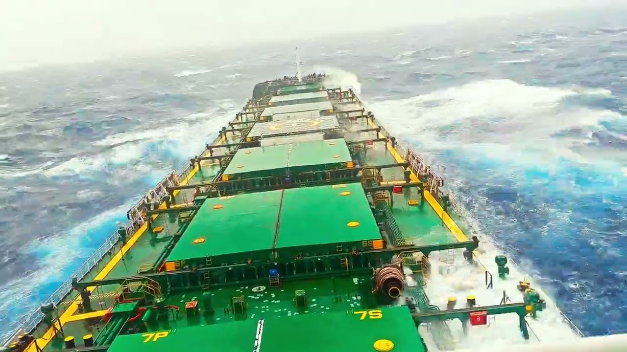 Sailling in rough sea 💸it's not rough🗾