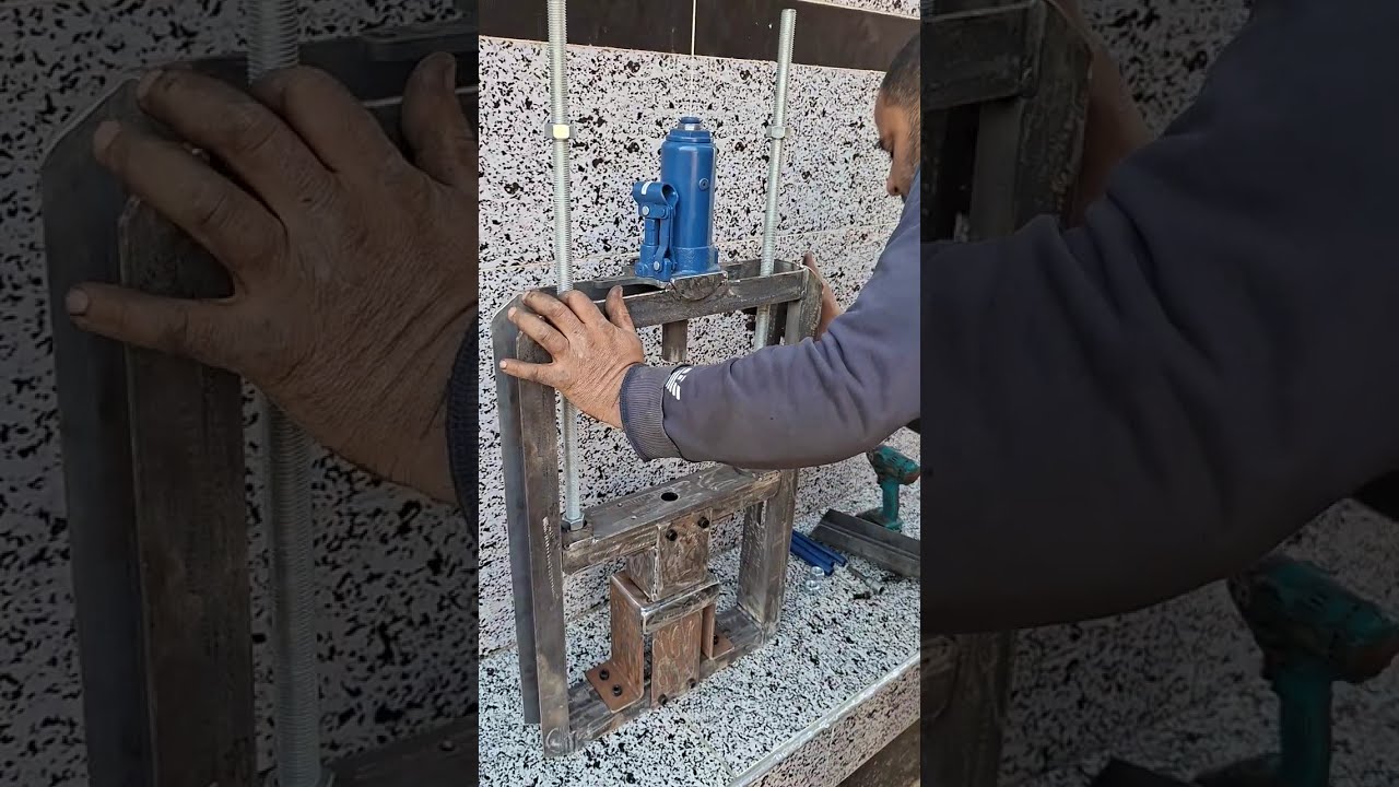تصنيع وتجميع مكبس اخراج بليه ديربوكس غساله فوق اتوماتيك 
