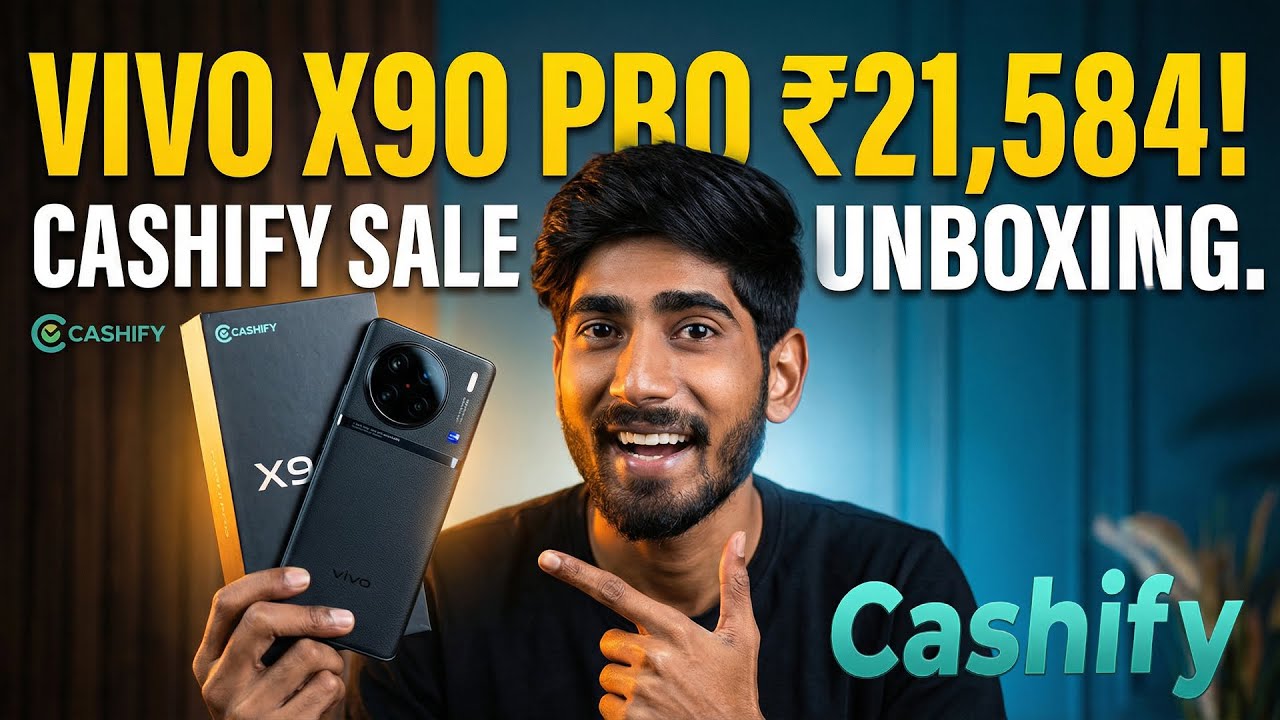 Vivo 90X Pro 256gb ₹21584😱🔥| Grade C+ | Refurbished Android | Cashify Supersale | Unboxing Review