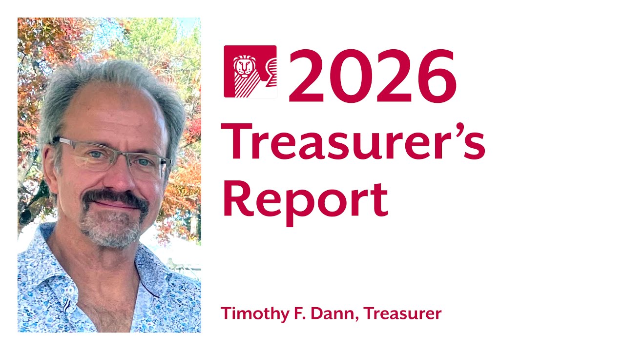 2026 Treasurer’s Report
