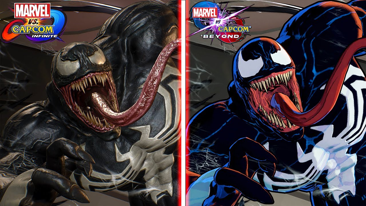 Marvel Vs. Capcom Infinite & Beyond - All Character Models Comparison (Original vs Beyond) - 4k