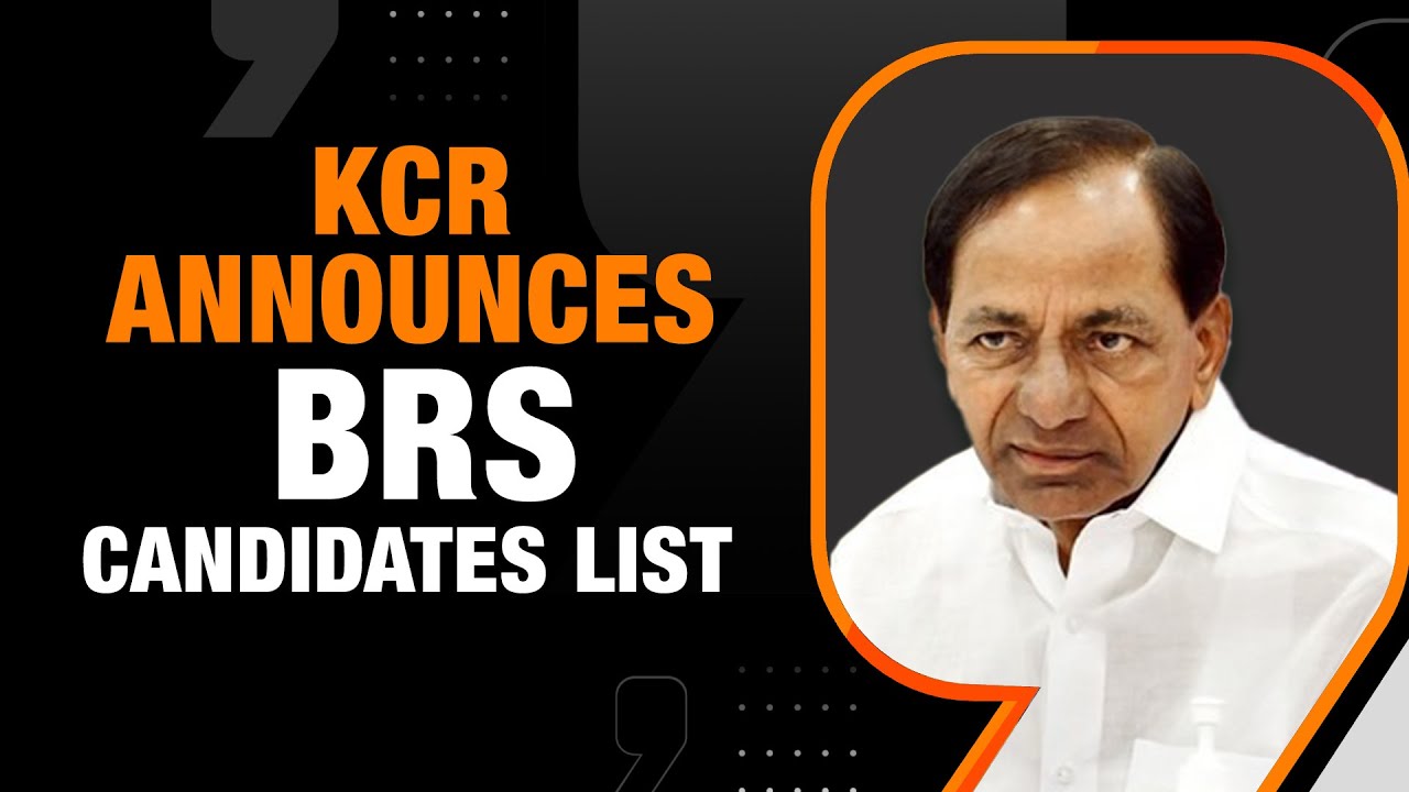 CM KCR releases Telangana Assembly Polls first list of candidates for BRS| News9