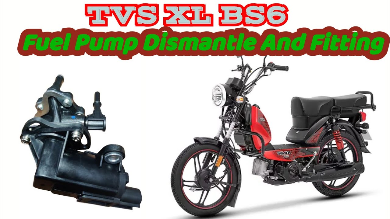 TVS XL BS6 Fuel Pump Remove And Dismantle 