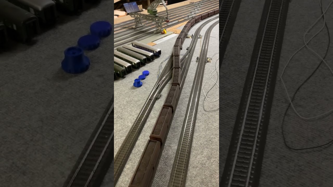 Testfahrt von 2 M&auml;rklin BR44 mit Langem Heinrich durch C-Gleis Hosentr&auml;ger
