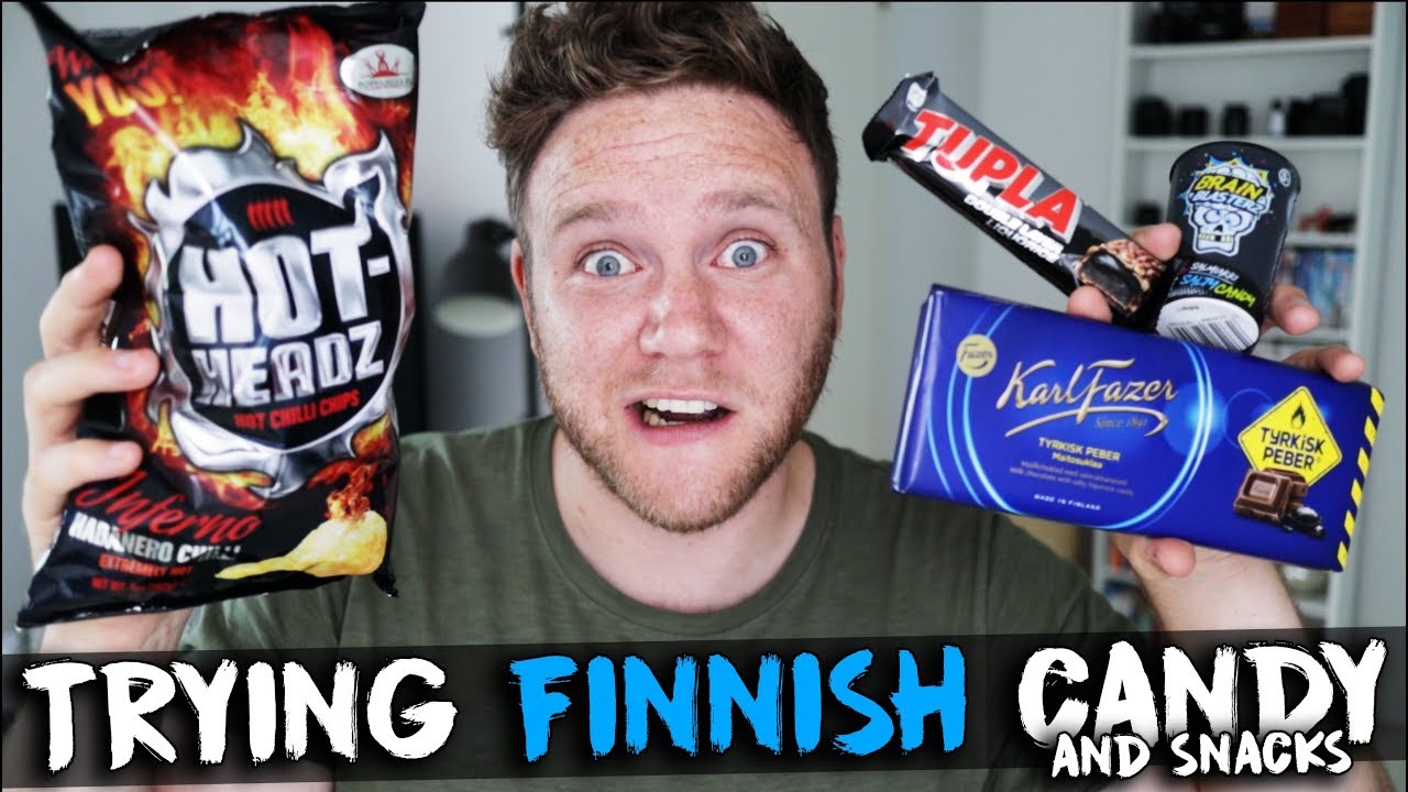 TRYING FINNISH CANDY AND SNACKS