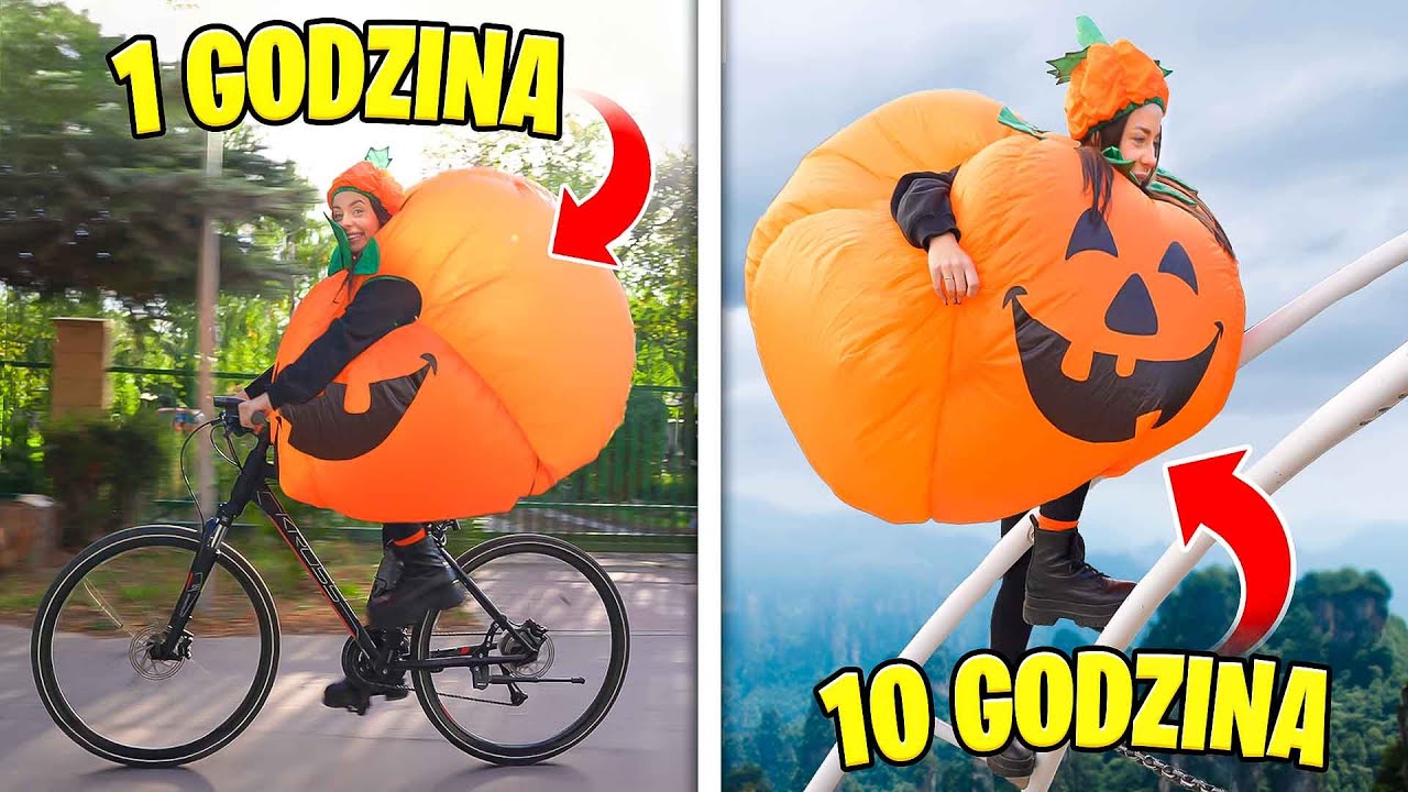 ZOSTAŁAM DYNIĄ NA CAŁY DZIEŃ! *jest grubooo*