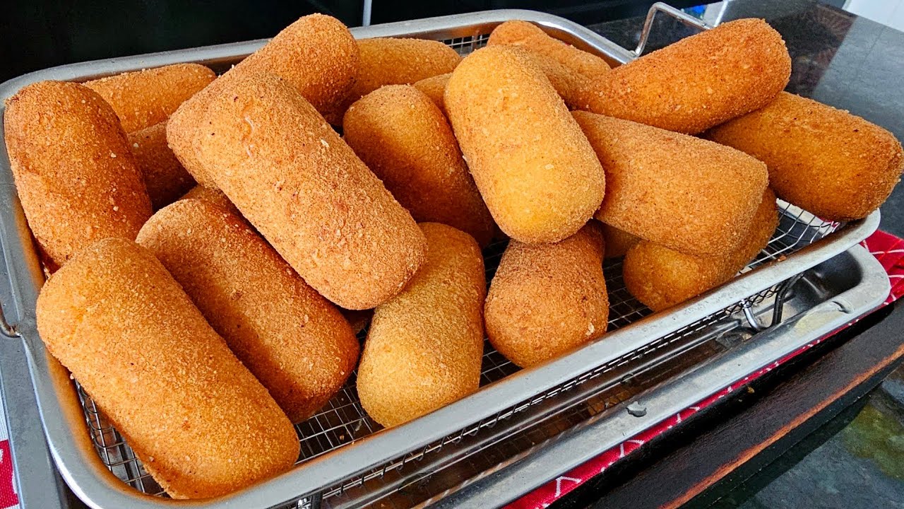 ROLINHOS DE BATATA DE 1 REAL SALGADO ESPECIAL DESMANCHA NA BOCA