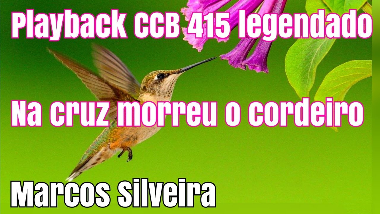 PLAYBACK CCB NA CRUZ MORREU O CORDEIRO 415 LEGENDADO