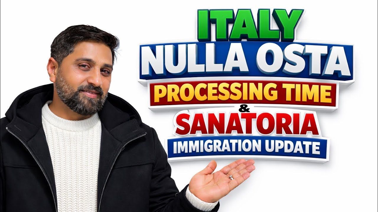 Italy Nulla Osta Processing Time 2026 🇮🇹 | Sanatoria Immigration Update | Italy Work Permit