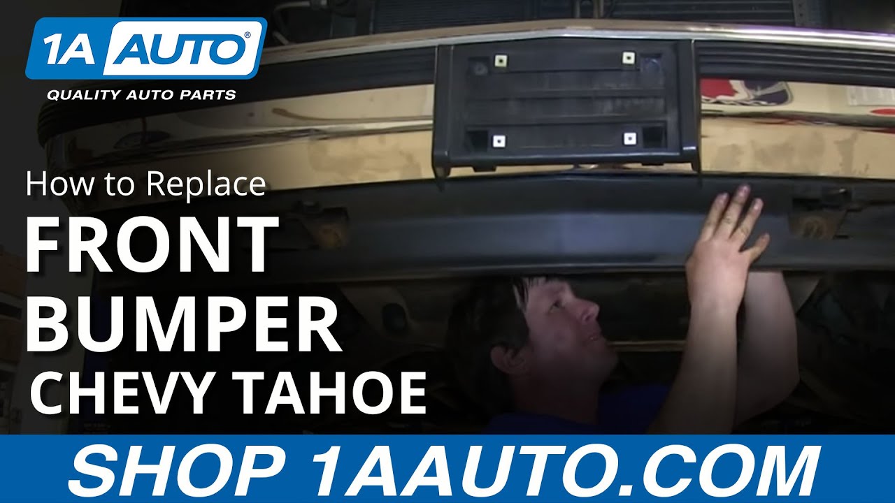 How to Replace Bumper with Impact Strip Provision 95-00 Chevy Tahoe